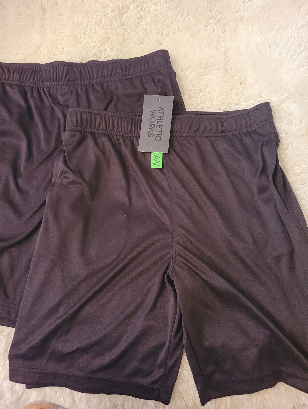 Athletic Works Sport Kids Shorts Set Of 2 Size Large (10-12) New With Tag!